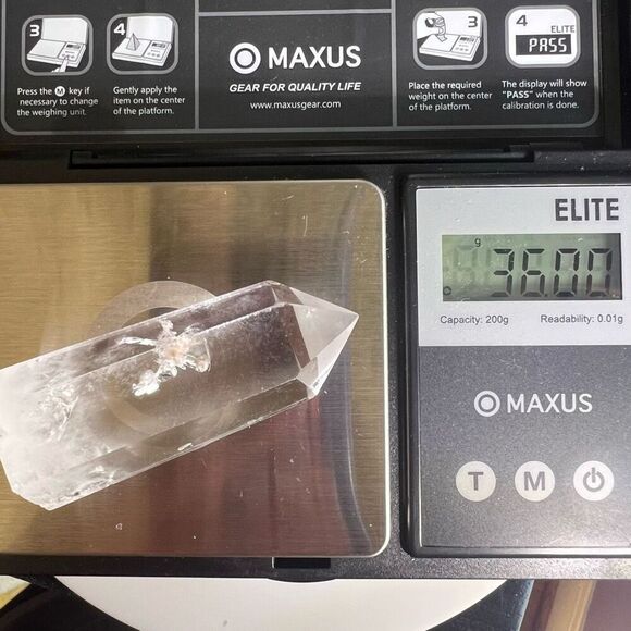 Clear Quartz Crystal Obelisk Meditation Tower (#3) - Picture 13 of 14